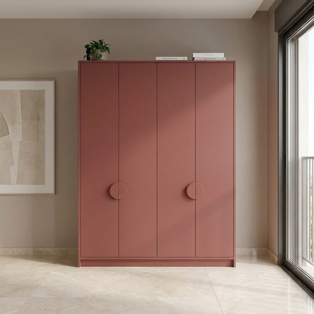 ארון בגדים דגם ״Grace" — חמרה מעושנת - Hot Terracotta 0161A